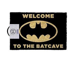 Doormat DC Originals Welcome To The Batcave, Black
