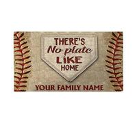 Doormat Outdoor Entrance Thickened Baseball Doormat Non-Slip Front Door Mat Floor Rug Blankets Home Decor for Home A