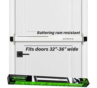 Doorricade - Barra de Seguridad para Puerta Que asegura Todo el Ancho de tu Puerta Delantera de Apertura Interior. Se Adapta a Puertas de 33 a 36 Pulgadas de Ancho.
