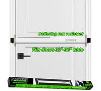 Doorricade - Barra de Seguridad para Puerta Que asegura Todo el Ancho de tu Puerta Delantera de Apertura Interior. Se Adapta a Puertas de 33 a 36 Pulgadas de Ancho.