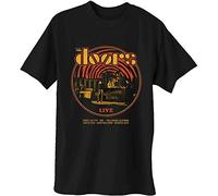 Doors - the - T-Shirt # L Black Unisex # 68 Retro Circle