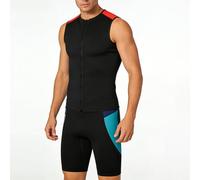 doorslay Traje de Neopreno Térmico de 3mm Sin Mangas para Hombres Mujeres, Trajes húmedos Corto para Surf natación y esnórquel (L)