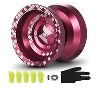 Doorslay YoYo Ball Aleación de Aluminio Profesional YoYo Sensible con rodamiento Que no responde para Profesionales Principiantes