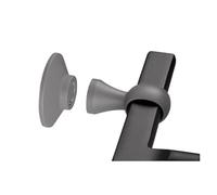 Doorstop, Los topes de puerta de silicona no requieren perforación, son silenciosos y resistentes a los golpes. ，of the door(4 pcs)