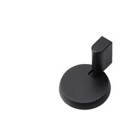 Doorstop, Succión al suelo en dormitorios, sin necesidad de perforar. Puerta de baño con tope táctil, sin imán, con cierre mecánico automático. ，of the door(Matt black)