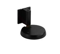 Doorstop, Tope de puerta ajustable, resistente al viento, con mecanismo autoblocante, soporte de aleación de zinc de alta resistencia y herrajes de cierre. ，of the door(Normal Black)