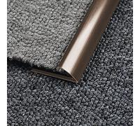 Doorways Floor Edge Trim Threshold Strips,Aluminum Carpet Trim Transition Strip, for Sliding Glass Barn Door, 35/39/ 43/51/ 55/59 Inch Long(Rose Gold,130cm/51.2in)