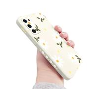 Doowear Funda para Samsung Galaxy Note 20 de 6.7 Pulgadas, diseño de Margaritas, Protector de Lente de cámara, Delgada, de Goma de Silicona líquida, a Prueba de Golpes, para Samsung Galaxy Note 20 de