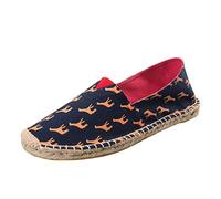 Dooxii Unisex Hombre Mujer Amantes Ocasionales Loafer Zapatos Moda Planos Alpargatas 37(23.5cm)