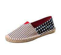 Dooxii Unisex Hombre Mujer Amantes Ocasionales Loafer Zapatos Moda Planos Alpargatas 42(26cm)