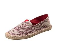 Dooxii Unisex Hombre Mujer Amantes Ocasionales Loafer Zapatos Moda Planos Alpargatas 42(26cm)
