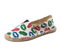 Dooxii Unisex Hombre Mujer Amantes Ocasionales Loafer Zapatos Moda Planos Alpargatas 43(26.5cm)