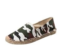 Dooxii Unisex Hombre Mujer Amantes Ocasionales Loafer Zapatos Moda Planos Alpargatas 7 40(25cm)