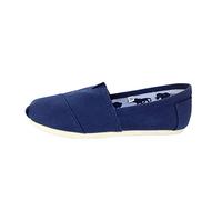 Dooxii Unisex Hombre Mujer Ocasionales Loafer Zapatos Moda Color Sólido Planos Alpargatas Azul 44(27cm)