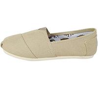Dooxii Unisex Hombre Mujer Ocasionales Loafer Zapatos Moda Color Sólido Planos Alpargatas Caqui 43(26.5cm)