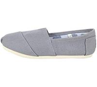 Dooxii Unisex Hombre Mujer Ocasionales Loafer Zapatos Moda Color Sólido Planos Alpargatas Gris Claro 41(25.5cm)
