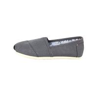 Dooxii Unisex Hombre Mujer Ocasionales Loafer Zapatos Moda Color Sólido Planos Alpargatas Gris Oscuro 43(26.5cm)