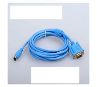 DOP-FX for Delta HMI DOP-107BV/107EV DOP-130BQ conectar a FX3U FX2N FX3G Serie PLC Cable de programación DOP A/B-FX(DOP(B)-FX(Goldplate),2m)