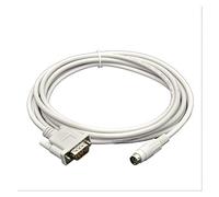 DOP-FX for Delta HMI DOP-107BV/107EV DOP-130BQ conectar a FX3U FX2N FX3G Serie PLC Cable de programación DOP A/B-FX(DOP(A)-FX,2m)