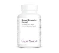 Dopamina Natural - Para Combatir la Fatiga - Salud Cognitiva - SuperSmart | Incrementa los Niveles de Dopamina - Extracto de Avena Sativa - Cápsulas para la Concentración y Memoria - Sin Gluten