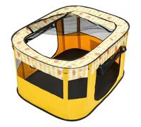 DOPBENT Establo plegable para mascotas, parque portátil para cachorros, resistente al agua, parque para perros, tienda rectangular, recinto para animales pequeños para cachorros, gatos, conejos