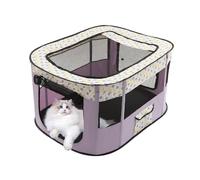 DOPBENT Establo plegable para mascotas, parque portátil para cachorros, resistente al agua, parque para perros, tienda rectangular, recinto para animales pequeños para cachorros, gatos, conejos