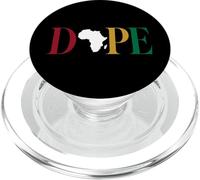 Dope Africa Map Juneteenth Black Pride Celebration PopSockets PopGrip para MagSafe