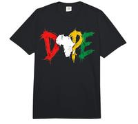 Dope Africa Map Pan African Colors Juneteenth Comfort Colors Adult Heavyweight T-Shirt