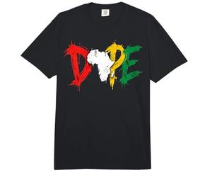 Dope Africa Map Pan African Colors Juneteenth Comfort Colors Adult Heavyweight T-Shirt