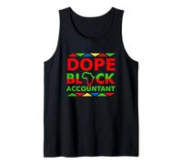 Dope Black Contador Orgullo Negro Profesional Orgullo Profesional Camiseta sin Mangas