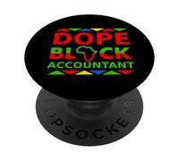 Dope Black Contador Orgullo Negro Profesional Orgullo Profesional PopSockets PopGrip Adhesivo