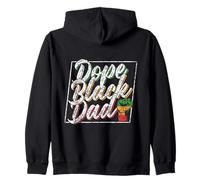 Dope Black Dad África Juneteenth 1865 American Father Daddy Sudadera con Capucha