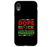 Dope Black Gerente de Relaciones con el Cliente Orgulloso Éxito del Cliente Carcasa para iPhone XR