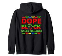 Dope Black Gerente de Ventas Orgulloso Negro Trabajo Profesional Profesional Sudadera con Capucha