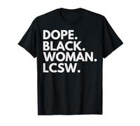 Dope Black LCSW Arquitecto Licenciado Trabajador Social Clínico Camiseta