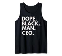 Dope Black Man CEO Orgullo afroamericano Camiseta sin Mangas