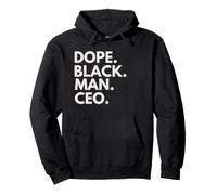 Dope Black Man CEO Orgullo afroamericano Sudadera con Capucha