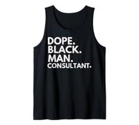 Dope Black Man Consultor Orgullo afroamericano Camiseta sin Mangas