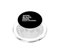 Dope Black Man Entrenador de Ventas Orgullo afroamericano PopSockets PopGrip para MagSafe