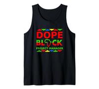 Dope Black Project Manager Orgulloso Negro Carrera Profesional Camiseta sin Mangas