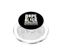 Dope Black Representante de Servicio al Cliente Black History PopSockets PopGrip para MagSafe