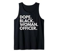 Dope Black Woman Oficial empoderó el Mes de la Historia Negra Camiseta sin Mangas