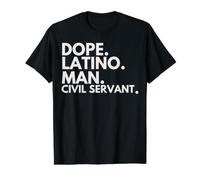Dope Hombre Latino Funcionario Herencia Latina Orgullo Hispano Camiseta gráfica económica, Hombre, Negro, M