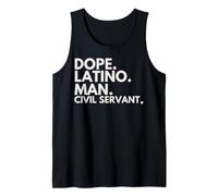 Dope Hombre Latino Funcionario Herencia Latina Orgullo Hispano Camiseta sin Mangas