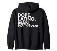Dope Hombre Latino Funcionario Herencia Latina Orgullo Hispano Sudadera con Capucha