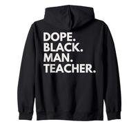 Dope Hombre Negro Maestro Orgullo Afroamericano Sudadera con Capucha