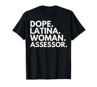 Dope Latina Mujer Asesora Empoderada Mes de la Herencia Latina Camiseta