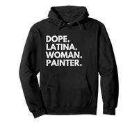 Dope Latina Mujer Pintora Herencia Latina Orgullo Hispano Sudadera con Capucha
