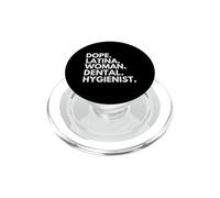 Dope Mujer Latina Higienista Dental Mes de la Herencia Latina PopSockets PopGrip para MagSafe