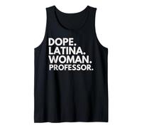 Dope Mujer Latina Profesora Empoderada Mes de la Herencia Latina Camiseta sin Mangas